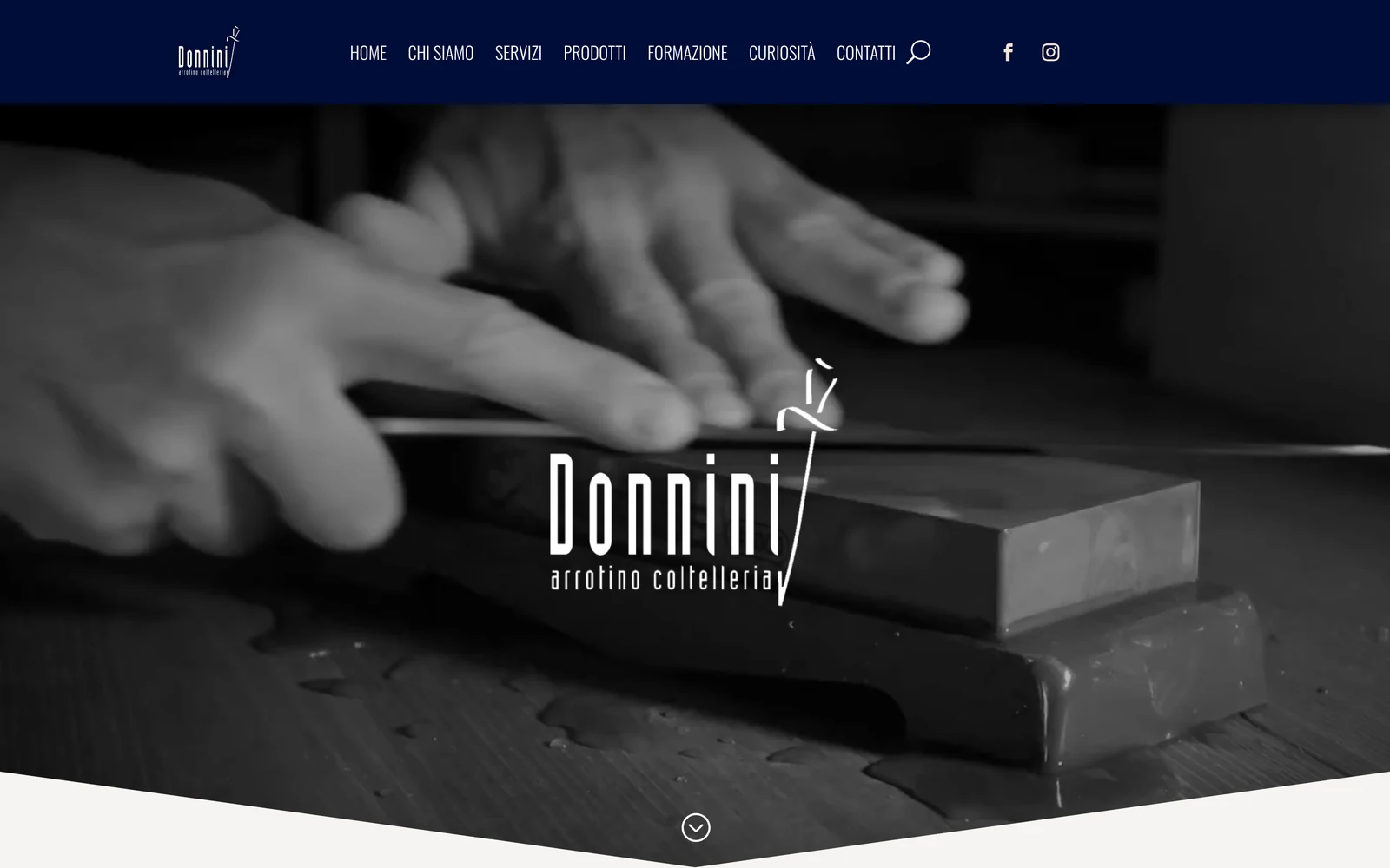 Sito web Donnini Coltelleria realizzato da Neotek